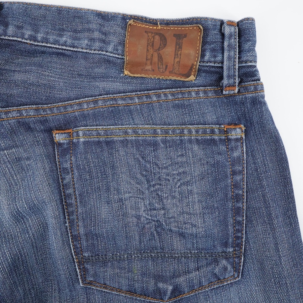 Polo Jeans Co Ralph Lauren Colton Bootcut Jeans Blue Long Mens 34x32